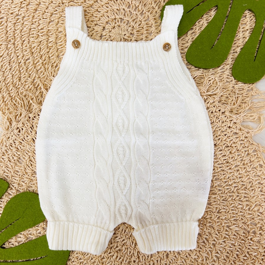ardineira Curta de Linha Losango - Off White